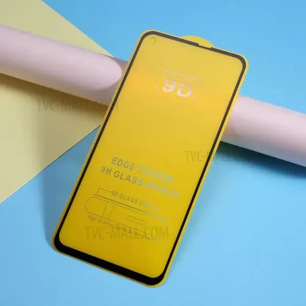 Захисне скло 9D Samsung Galaxy A60 повна проклейка твердість 9H