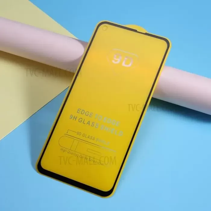 Захисне скло 9D Samsung Galaxy A60 повна проклейка твердість 9H