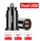 Автомобільний зарядний пристрій адаптер Baseus 12V Dual USB, 5A 5V модель BS-C16Q1