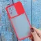 Чохол бампер soft-touch з шторкою для камери Xiaomi Redmi Note 10 4G та Xiaomi Redmi Note 10s Колір Червоний