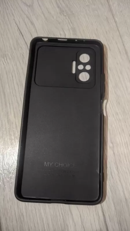 Чохол бампер матовий з шторкою для камери Xiaomi Redmi Note 10 4G Колір Чорний