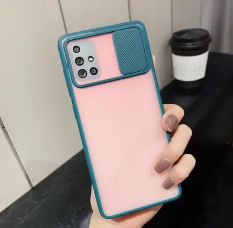 Чохол бампер soft-touch зі шторкою для камери Xiaomi POCO M3 Pro та Xiaomi Redmi Note 10 5G Колір Зелений
