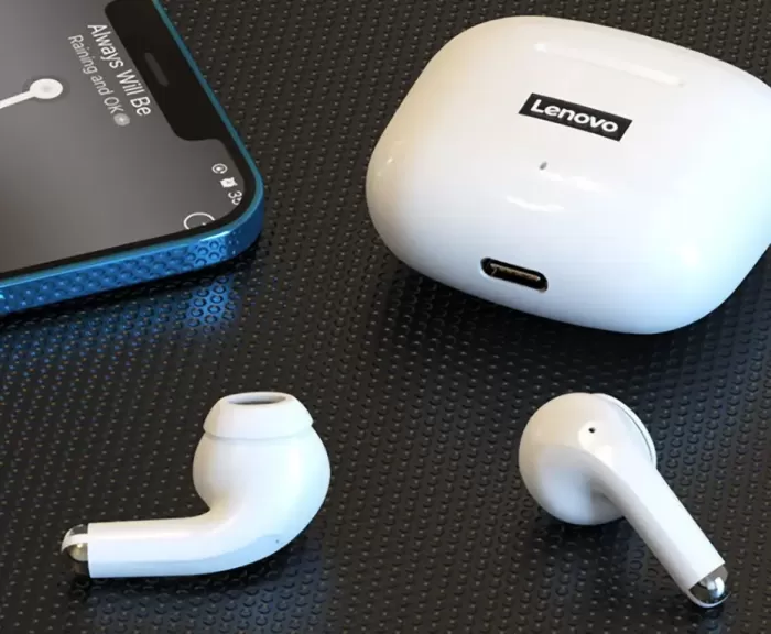 Бездротові навушники Lenovo LP40 Pro CN TWS Bluetooth Колір Білий