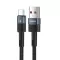 Кабель ESSAGER USB Type-C 6A 66W Q.C. 3.0-4.0 Довжина 50 см Швидкий заряд і передача даних