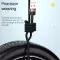 Кабель ESSAGER USB Type-C 6A 66W Q.C. 3.0-4.0 Довжина 50 см Швидкий заряд і передача даних