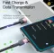 Кабель ESSAGER USB Type-C 6A 66W Q.C. 3.0-4.0 Довжина 50 см Швидкий заряд і передача даних