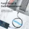 Кабель ESSAGER USB Type-C на Type-C 6А 100W 1 метр Q.C. 3.0-4.0 PD швидка зарядка і передача даних