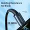 Кабель ESSAGER USB Type-C на Type-C 6А 100W 1 метр Q.C. 3.0-4.0 PD швидка зарядка і передача даних
