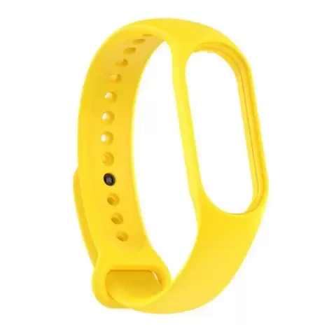 Силіконовий ремінець на фітнес-трекер Xiaomi mi band 7 Колір Жовтий