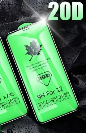 Захисне скло 20D для Apple iPhone 13 Pro Max повна проклейка олеофобне покриття