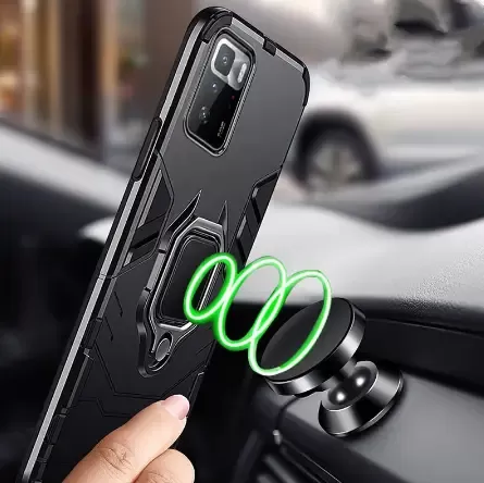 KEYSION протиударний захисний чохол з кільцем Xiaomi POCO X4 Pro 5G Колір Синій