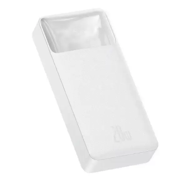 Зовнішній акумулятор Повербанк Baseus Power Bank 20000 mAh 20W White ОРІГІНАЛ