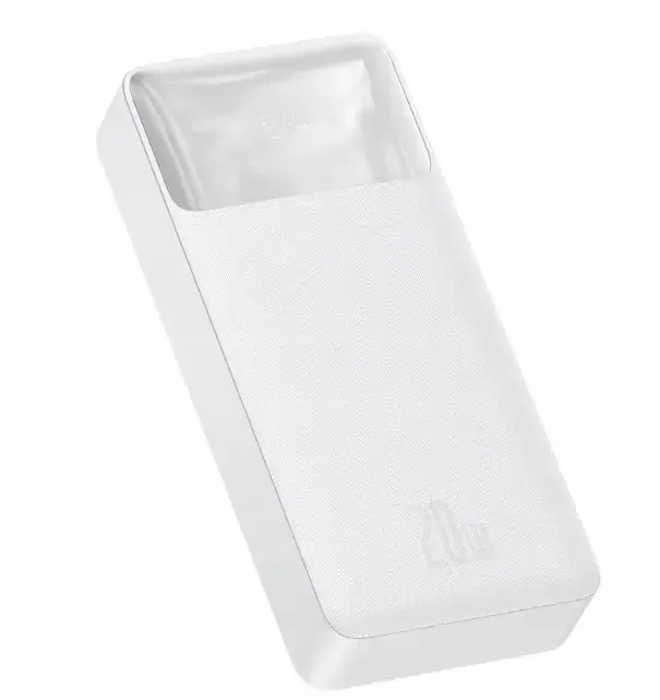 Зовнішній акумулятор Повербанк Baseus Power Bank 20000 mAh 20W White ОРІГІНАЛ