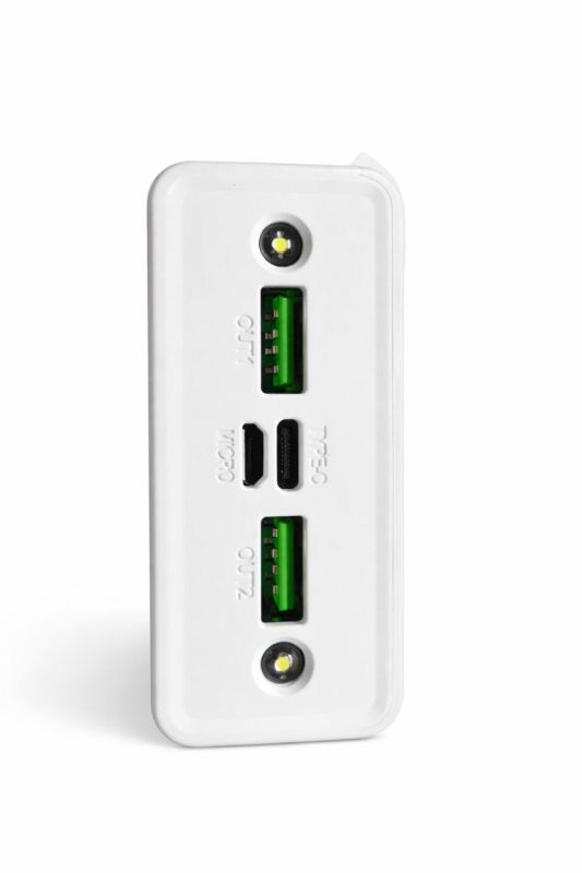 Зовнішній портативний акумулятор GYX SP04 22.5w 20000 mAh Power Bank з ліхтариком Білий