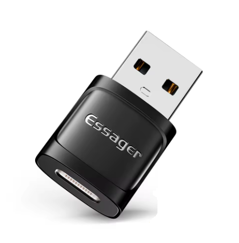 Перехідник-адаптер Essager USB A 3.0 на type-c
