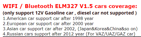 Автомобільний сканер ELM 327 v1.5 WiFi діагностика, OBD2 читати помилки чек чип PIC 18f25k80