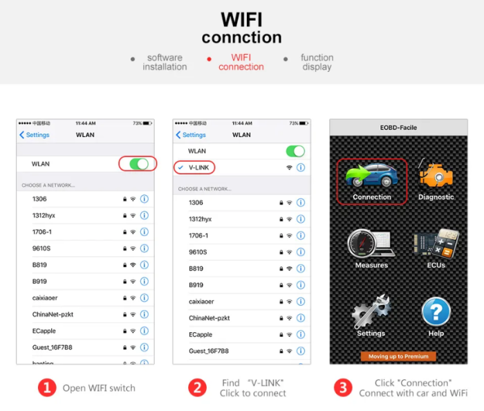 Автомобільний сканер ELM 327 v1.5 WiFi діагностика, OBD2 читати помилки чек чип PIC 18f25k80