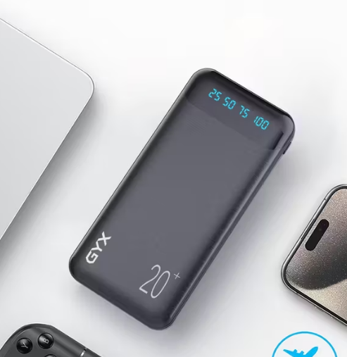 Зовнішній акумулятор GYX SP09 портативний 20000 mAh Power Bank Black