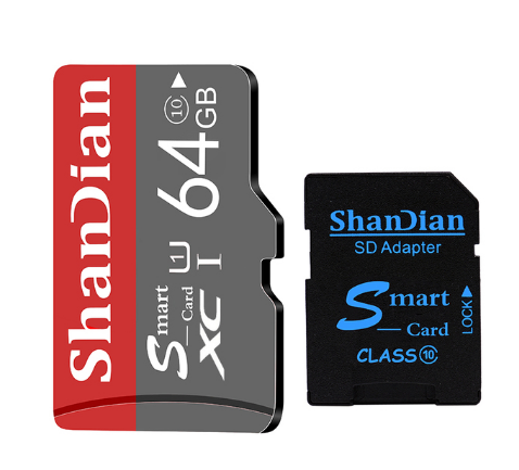 Карта пам'яті для телефону, планшета і Micro SD XC SHANDIAN 64 Gb class 10 U1
