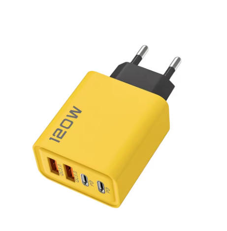 Швидкий зарядний пристрій модель "PM-2A+2C 120w" 2*USB + 2*type-c PD QC3.0