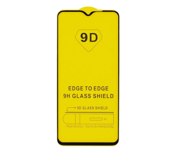 Захисне скло 9D Xiaomi POCO M3 повне проклеювання 9H захоплене скло ксіомі
