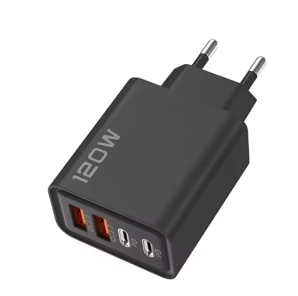 Швидкий зарядний пристрій модель "NC-22 120w" 2*USB + 2*type-c PD QC3.0
