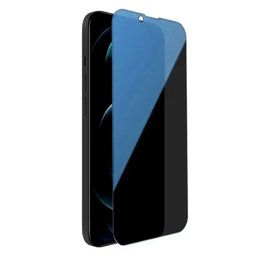 Захисне скло Антишпигун для Apple iPhone 14 Pro Max и iPhone 15 Plus повна проклейка олеофобне покриття