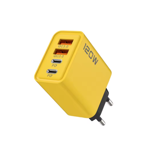 Швидкий зарядний пристрій модель "PM-2A+2C 120w" 2*USB + 2*type-c PD QC3.0