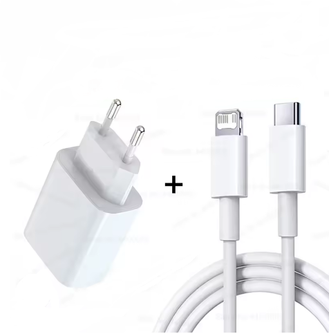 Швидкий зарядний пристрій TYPE-C з кабелем lightning - type-c 1м QC 3.0 PD 20 Вт для Apple iPhone
