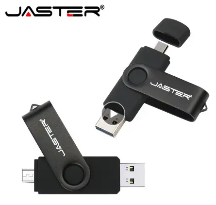 USB OTG флешка JASTER 64 Gb micro USB Колір Жовтий для телефону і комп'ютера
