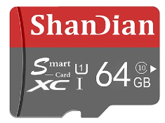 Карта пам'яті для телефону, планшета і Micro SD XC SHANDIAN 64 Gb class 10 U1