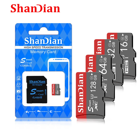 Карта пам'яті для телефону, планшета і Micro SD XC SHANDIAN 64 Gb class 10 U1