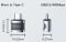 Перехідник-адаптер Essager OTG micro USB на type-c