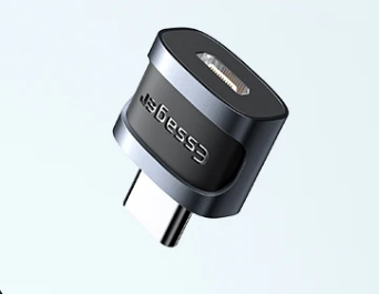 Перехідник-адаптер Essager OTG micro USB на type-c